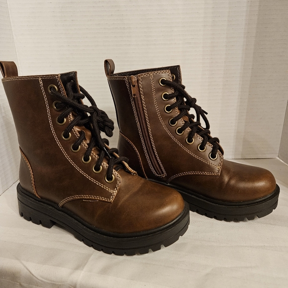 Women's Soda Combat Laceup Ankle Boots - Picture 3 of 6